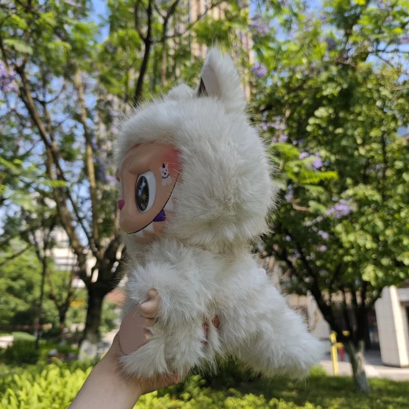 White Cat Red Blue Big Energy Ahead Hot (Replica)38cm Zimomo Angel.
