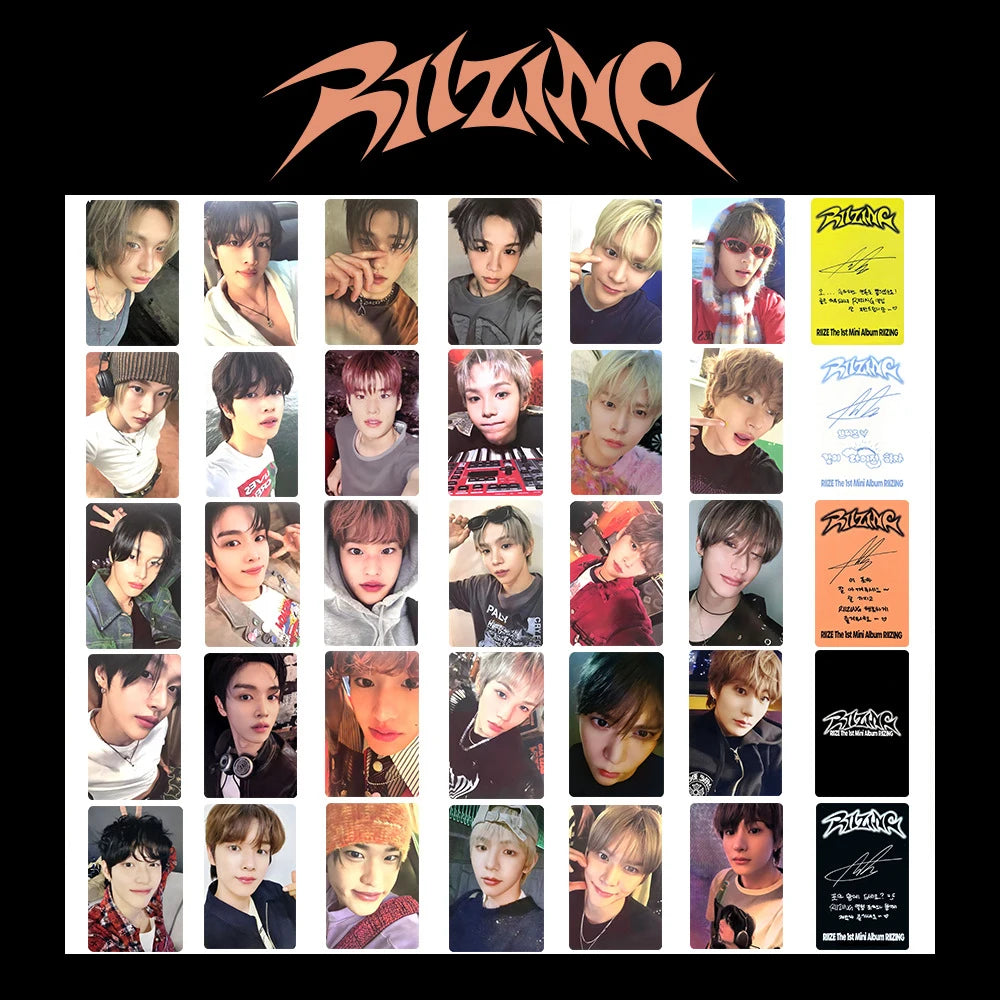 RIIZE Selfie Photocards – Boom Ver (6PCS Lomo Cards)