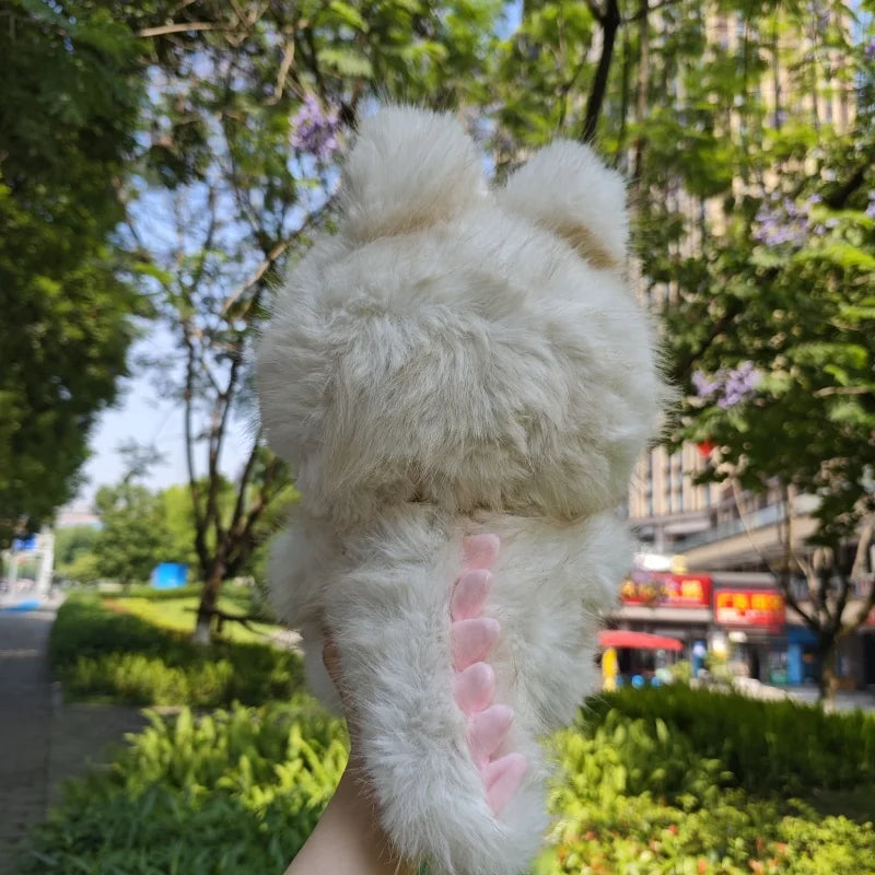 White Cat Red Blue Big Energy Ahead Hot (Replica)38cm Zimomo Angel.