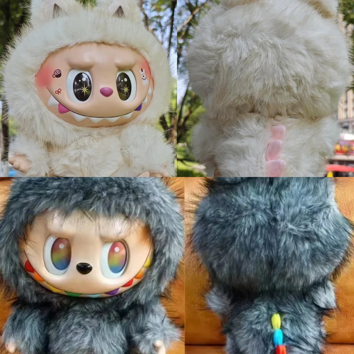 White Cat Red Blue Big Energy Ahead Hot (Replica)38cm Zimomo Angel.