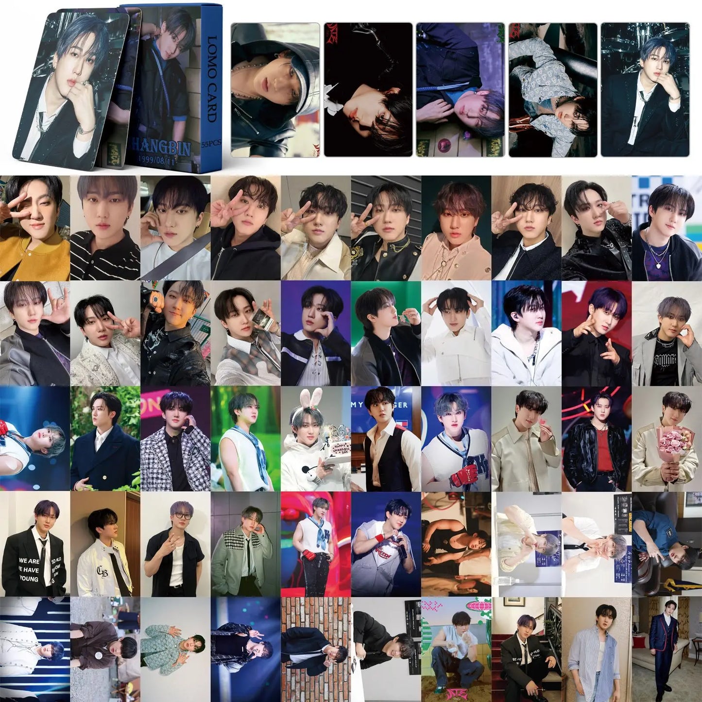 Felix ATE Lomo Photocard Set – 55PCS Kpop Collection