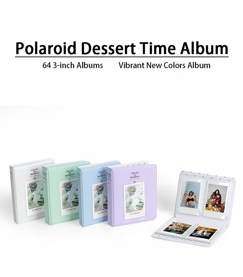 Instax Mini Photo Album – 64-Pocket (3-Inch Photos)
