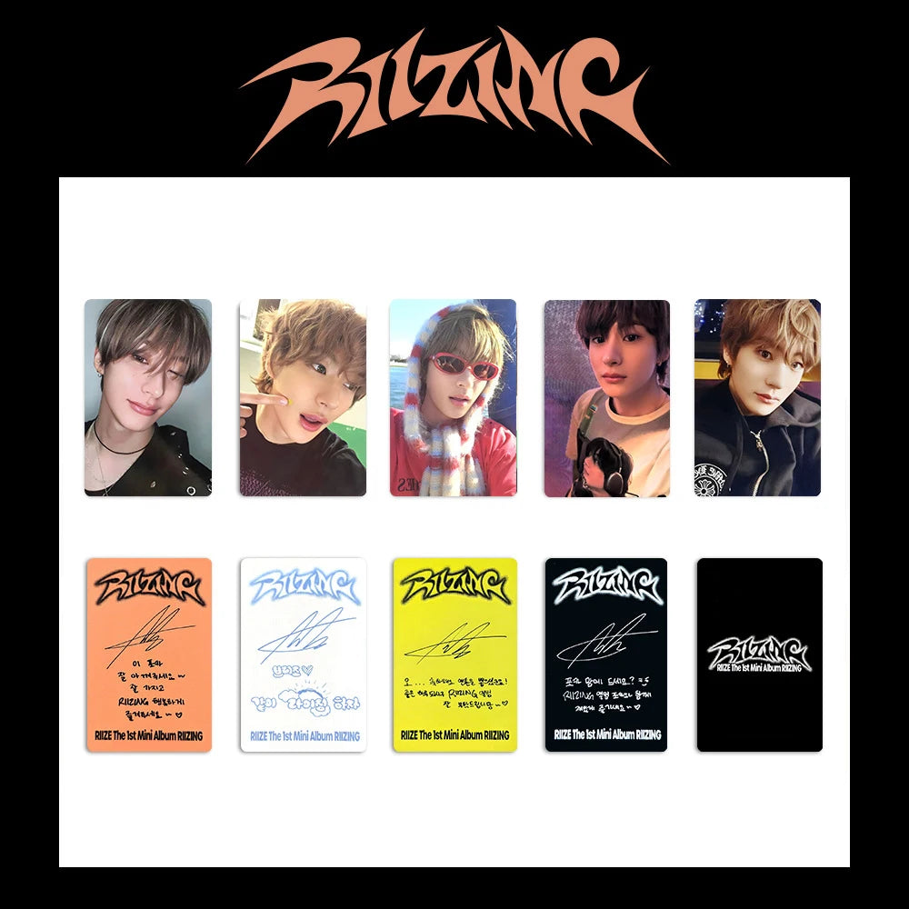 RIIZE Selfie Photocards – Boom Ver (6PCS Lomo Cards)