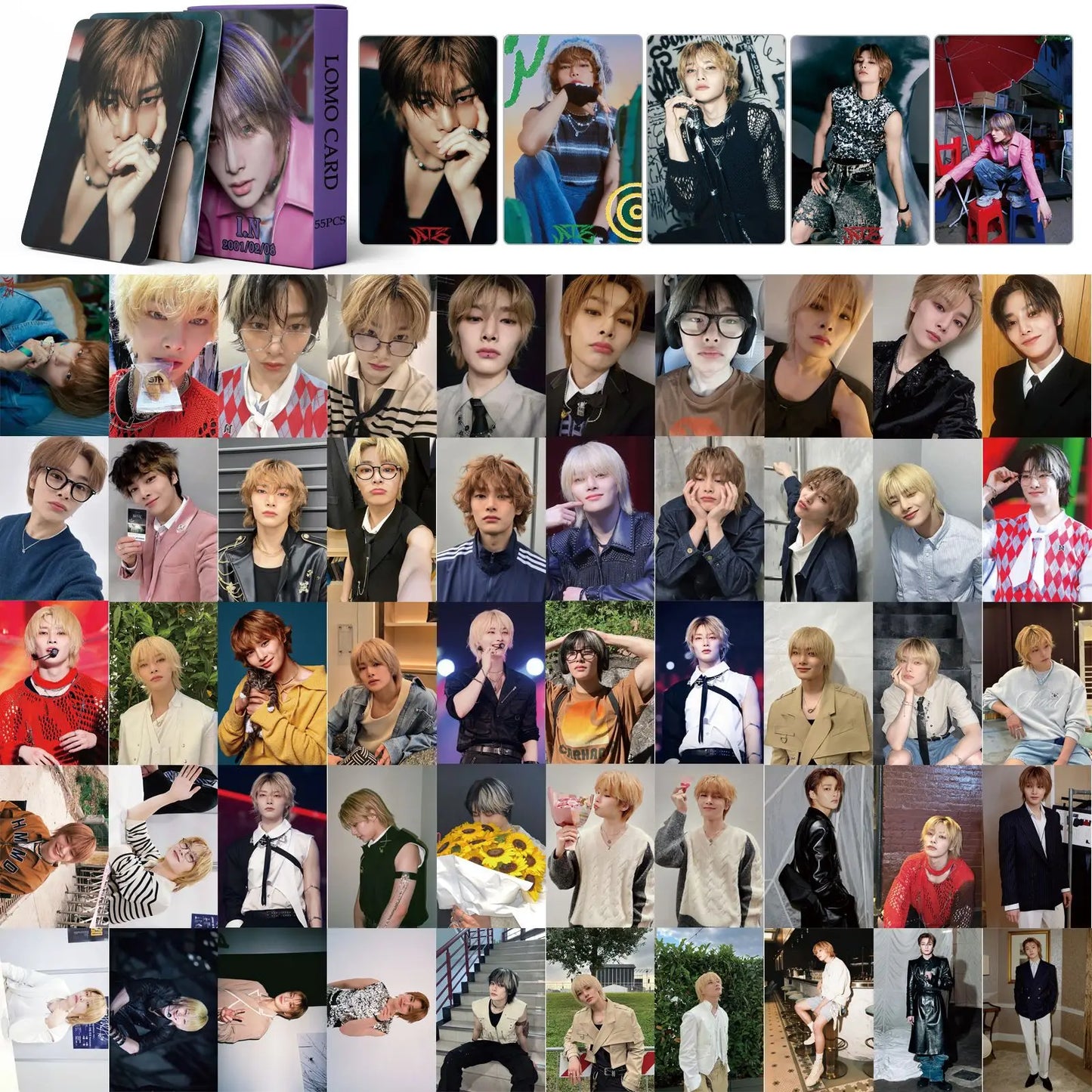 Felix ATE Lomo Photocard Set – 55PCS Kpop Collection