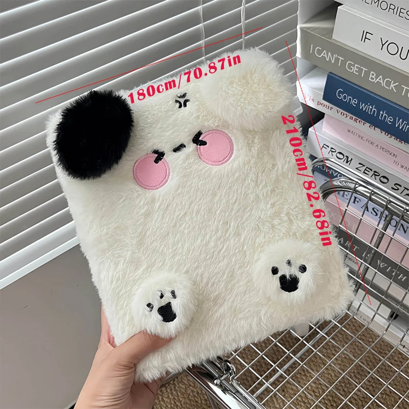 Plush Kpop Binder – A6 Dog/Cat Album Notebook