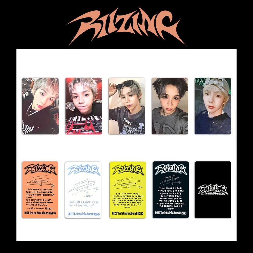 RIIZE Selfie Photocards – Boom Ver (6PCS Lomo Cards)