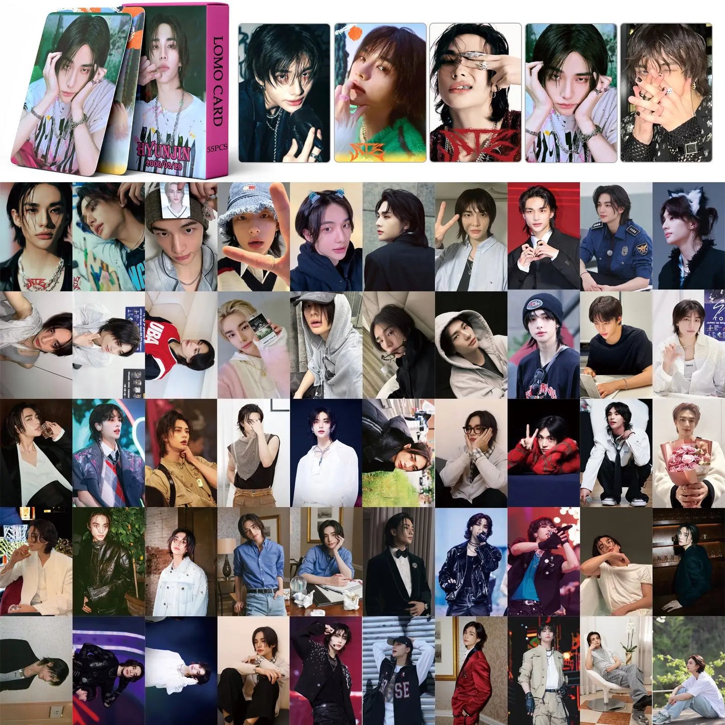 Felix ATE Lomo Photocard Set – 55PCS Kpop Collection