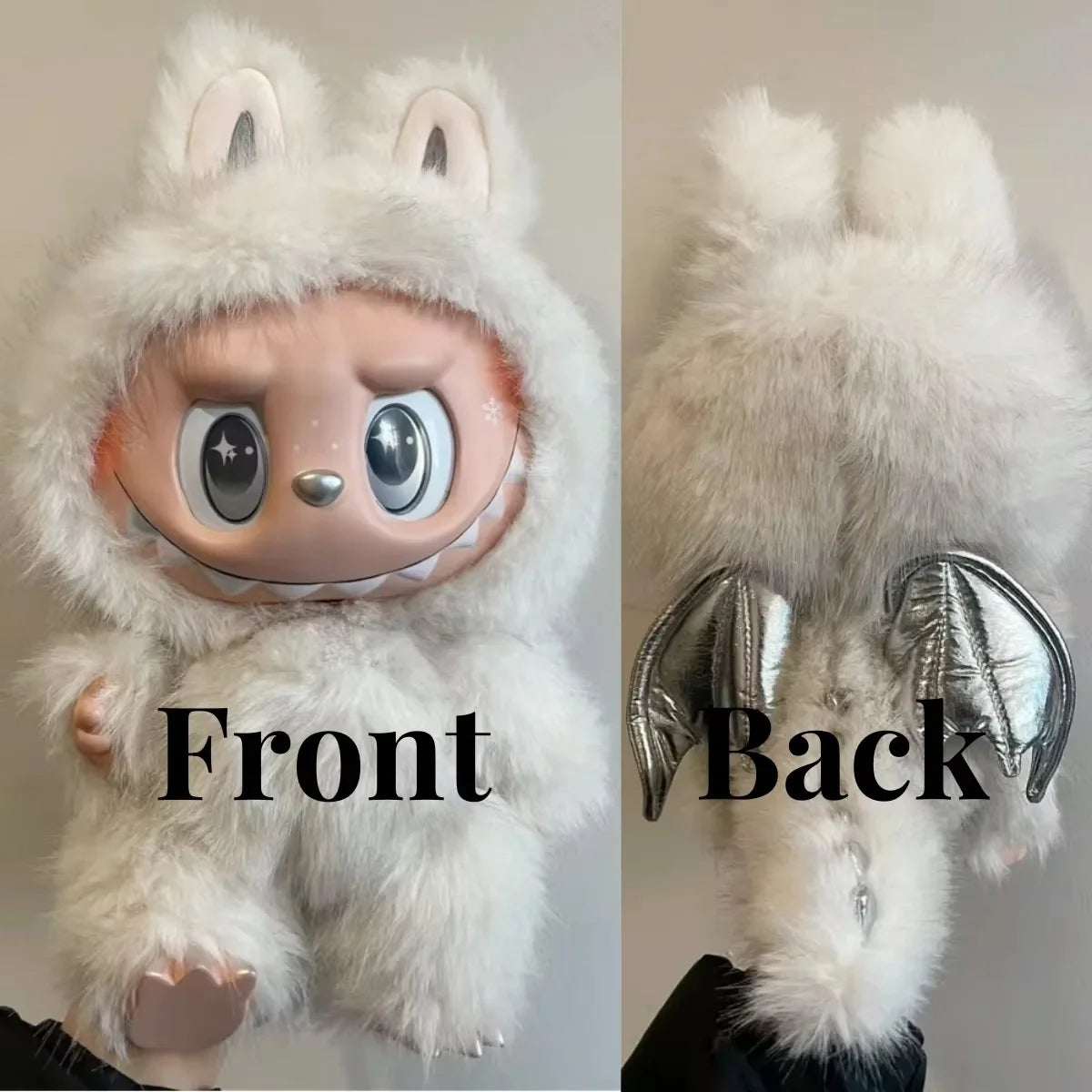 White Cat Red Blue Big Energy Ahead Hot (Replica)38cm Zimomo Angel.