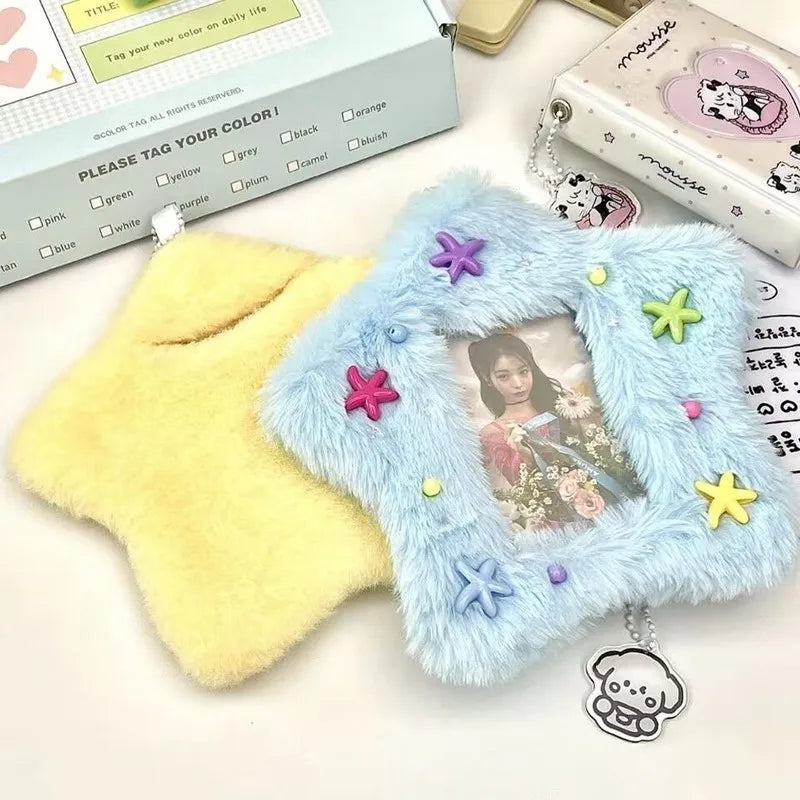Kpop Plush Photocard Holder – Keychain Album (10x10cm)