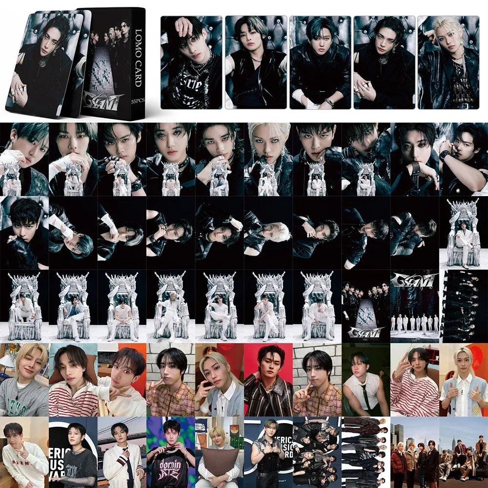 KPOP Stray Kids 55PCS Cards – Photocard & Postcard Pack