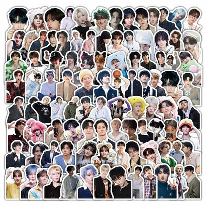 SEVENTEEN Kpop Photocard Stickers – 100PCS