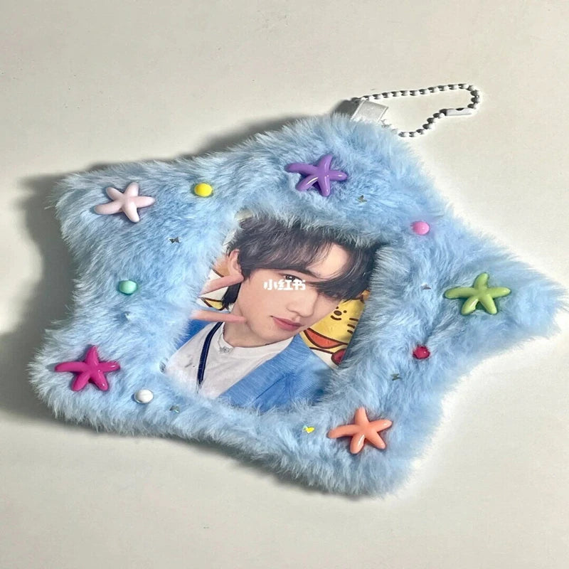 Kpop Plush Photocard Holder – Keychain Album (10x10cm)