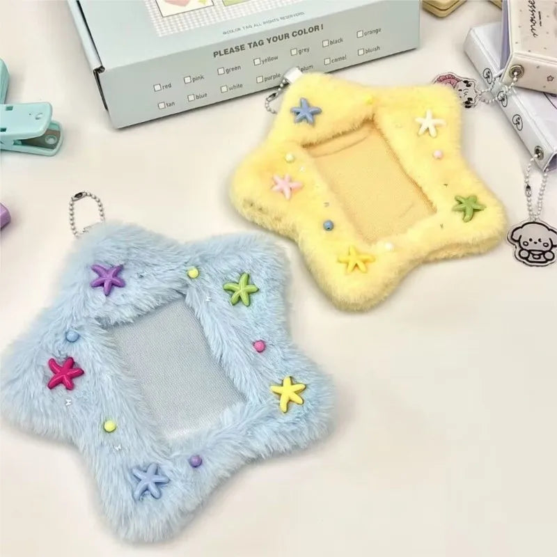 Kpop Plush Photocard Holder – Keychain Album (10x10cm)
