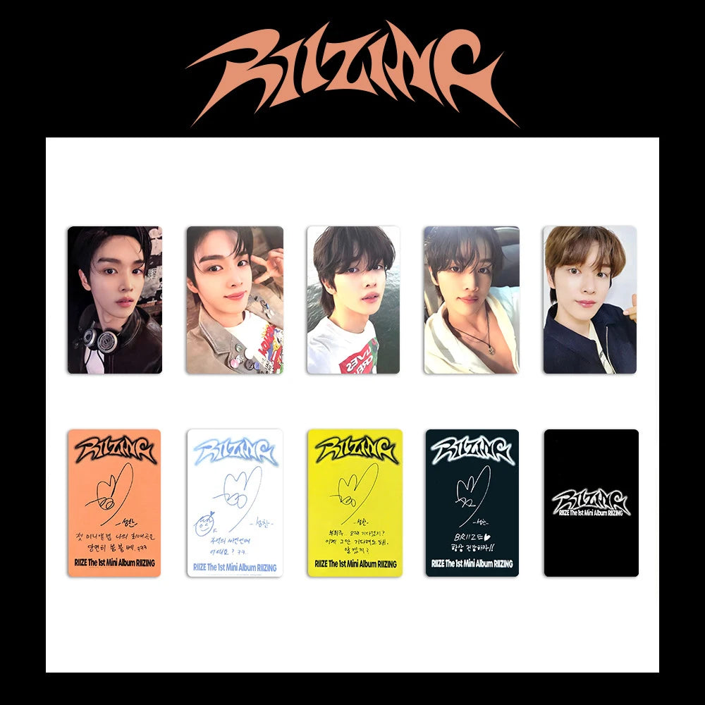 RIIZE Selfie Photocards – Boom Ver (6PCS Lomo Cards)