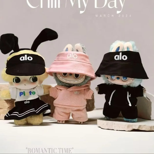 17cm Labubu Doll Clothes – Designer Outfit Set & Accessories for DIY Mini Dolls.