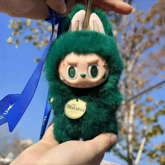 Zimomo Labubu Collab – Limited Green Plush Vinyl Doll (genuine)