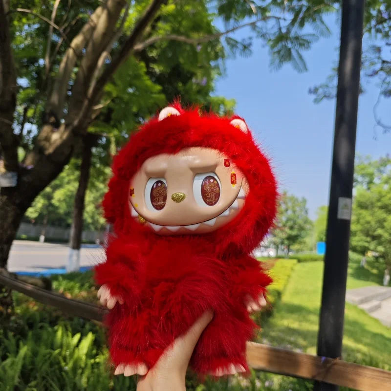 White Cat Red Blue Big Energy Ahead Hot (Replica)38cm Zimomo Angel.