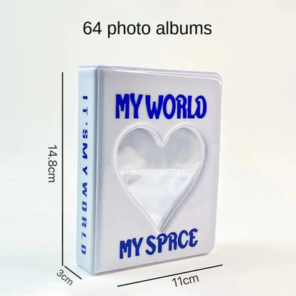 Mini Kpop Photo Album – 64-Pocket PVC Binder