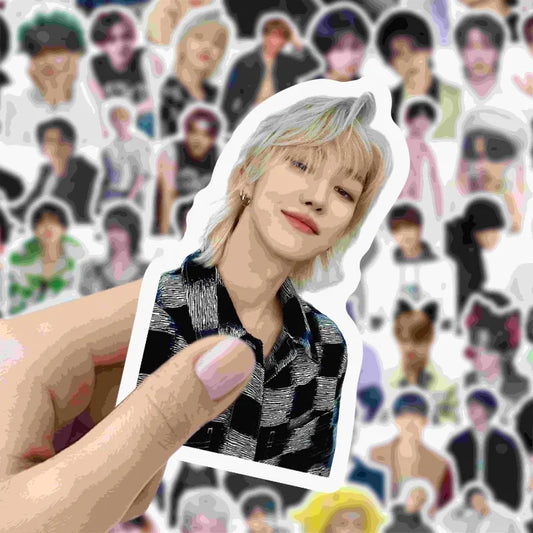 SEVENTEEN Kpop Photocard Stickers – 100PCS
