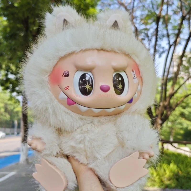 White Cat Red Blue Big Energy Ahead Hot (Replica)38cm Zimomo Angel.