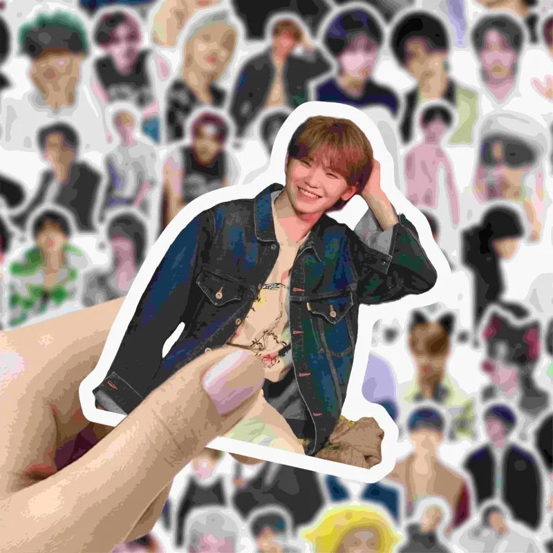 SEVENTEEN Kpop Photocard Stickers – 100PCS