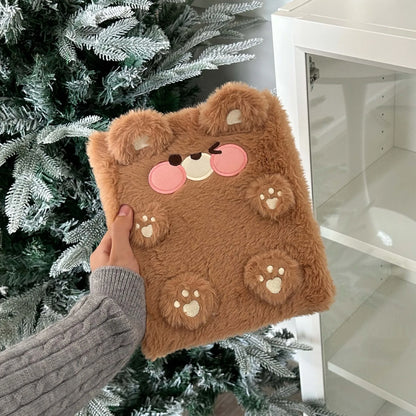 Plush Kpop Binder – A6 Dog/Cat Album Notebook