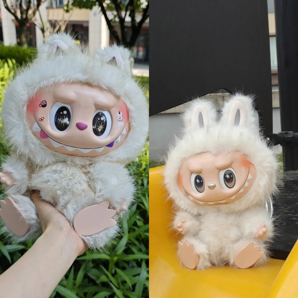 White Cat Red Blue Big Energy Ahead Hot (Replica)38cm Zimomo Angel.