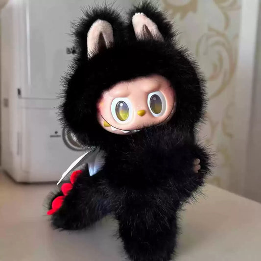 Zimomo x Labubu “Little Leader” Butterfly Pink – Limited Plush Figure (Replica)