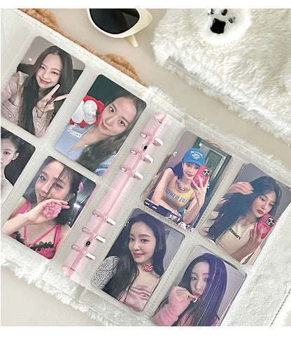 Plush Kpop Binder – A6 Dog/Cat Album Notebook