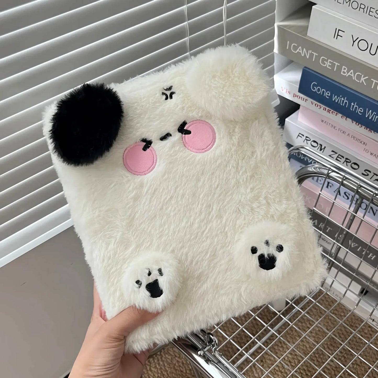 Plush Kpop Binder – A6 Dog/Cat Album Notebook