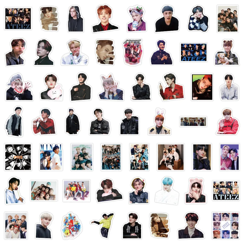 ATEEZ Kpop Stickers – 110PCS Waterproof(Fan Pack)
